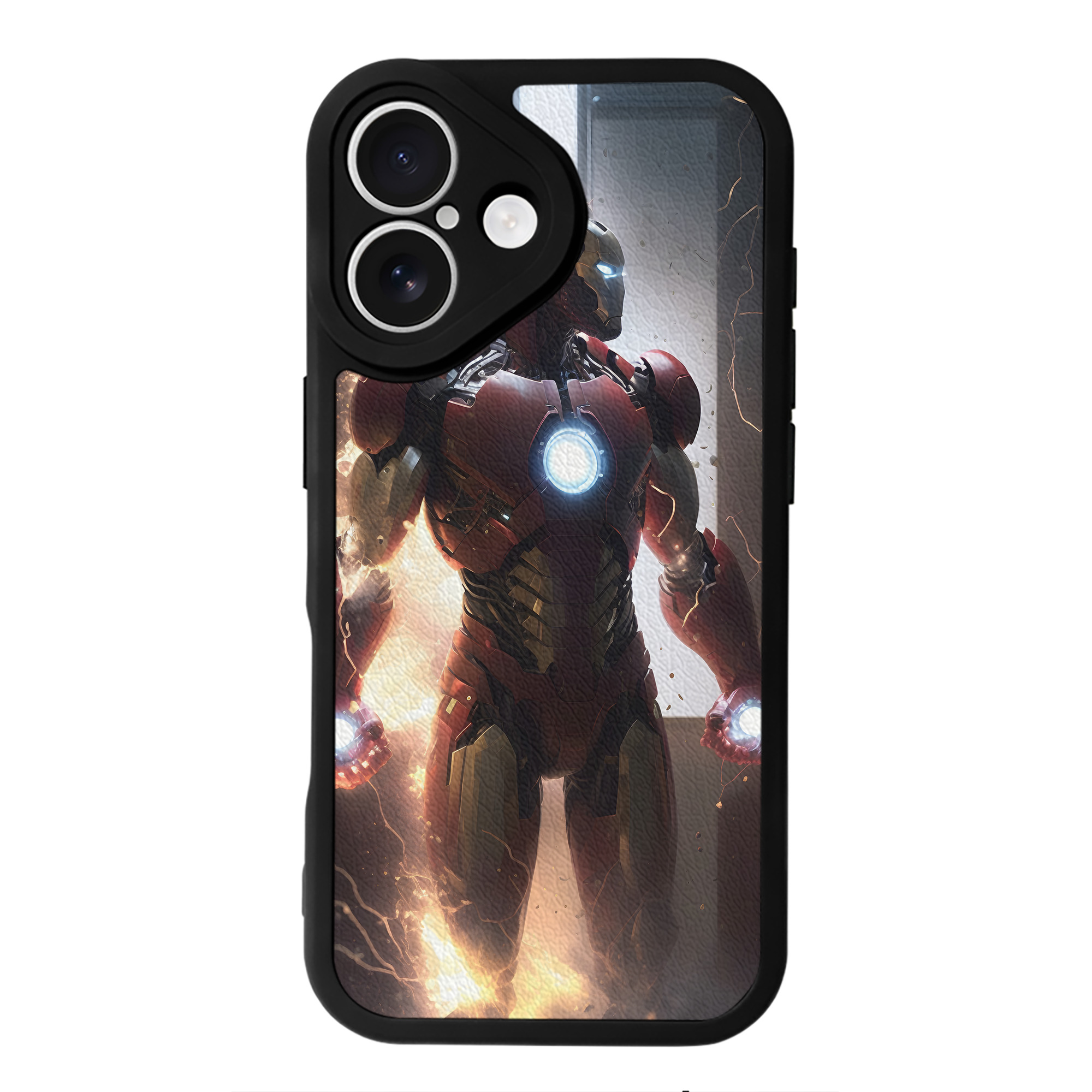 （画像用） アベンジャーズ The Avengers 【iPhone 16シリーズ対応】シリコンスマホケース（レザー調） 材質：シリコン